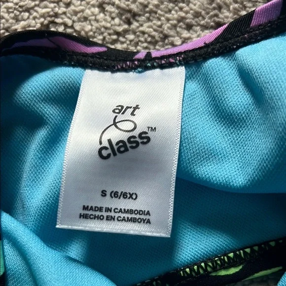 Kids Zebra Print Swimsuit - Multicolor - Small - Picture 5 of 7